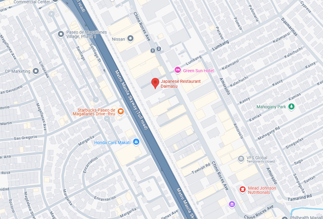 Daimasu Location Map